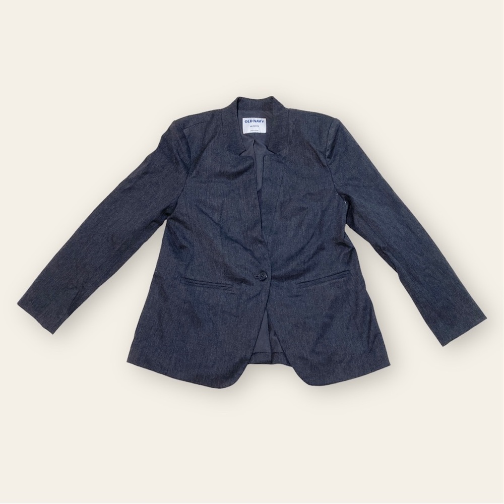 Old Navy Dark Heather Gray Blazer
